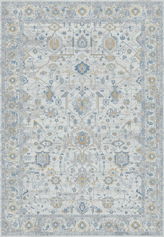 Dynamic GOLD 1357 Machine-Made Oriental Traditional Area Rug