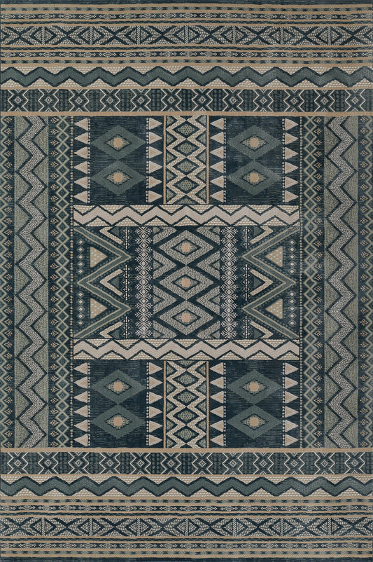 Momeni Genevieve Southwestern Machine Made Contemporary Rectangle Indoor Area Rug