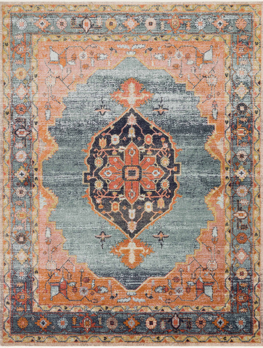 Loloi Graham GRA-02 Power Loomed Transitional Area Rug by Magnolia Home by Joanna Gaines x Loloi