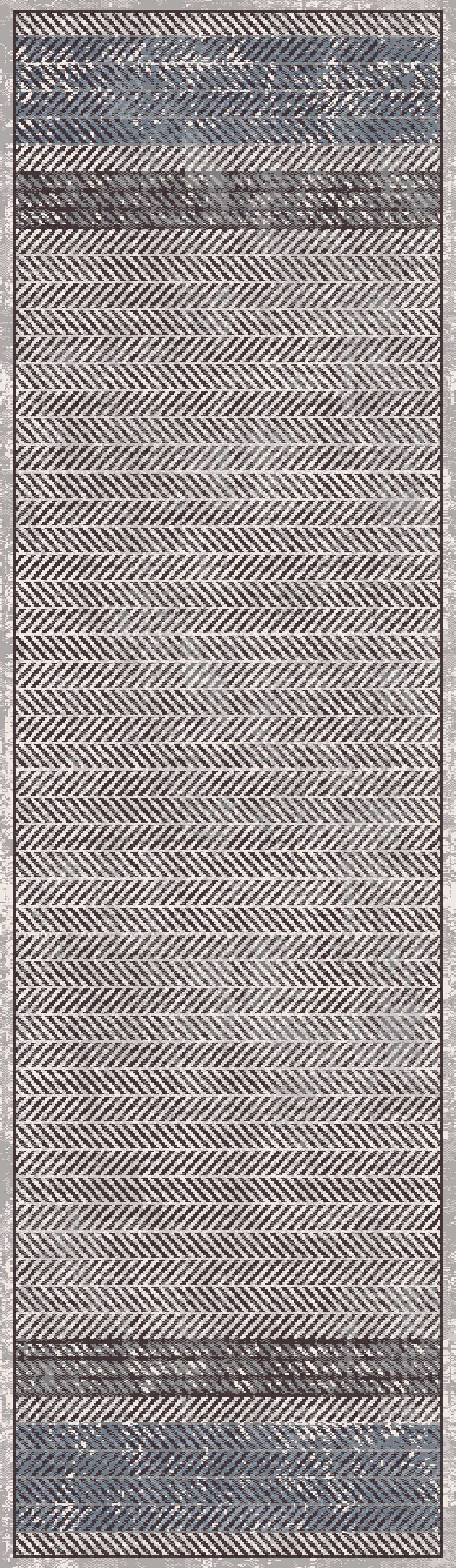 Dynamic HARLOW 4809 Machine-Made Chevron Modern Area Rug