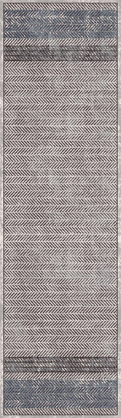 Dynamic HARLOW 4809 Machine-Made Chevron Modern Area Rug