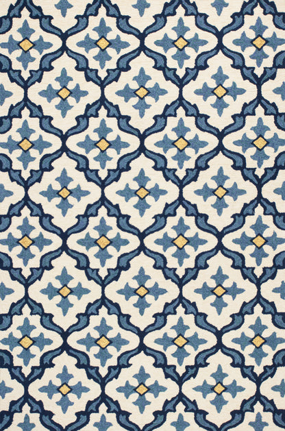 KAS Harbor 421 Indoor/Outdoor Hand Hooked Area Rug