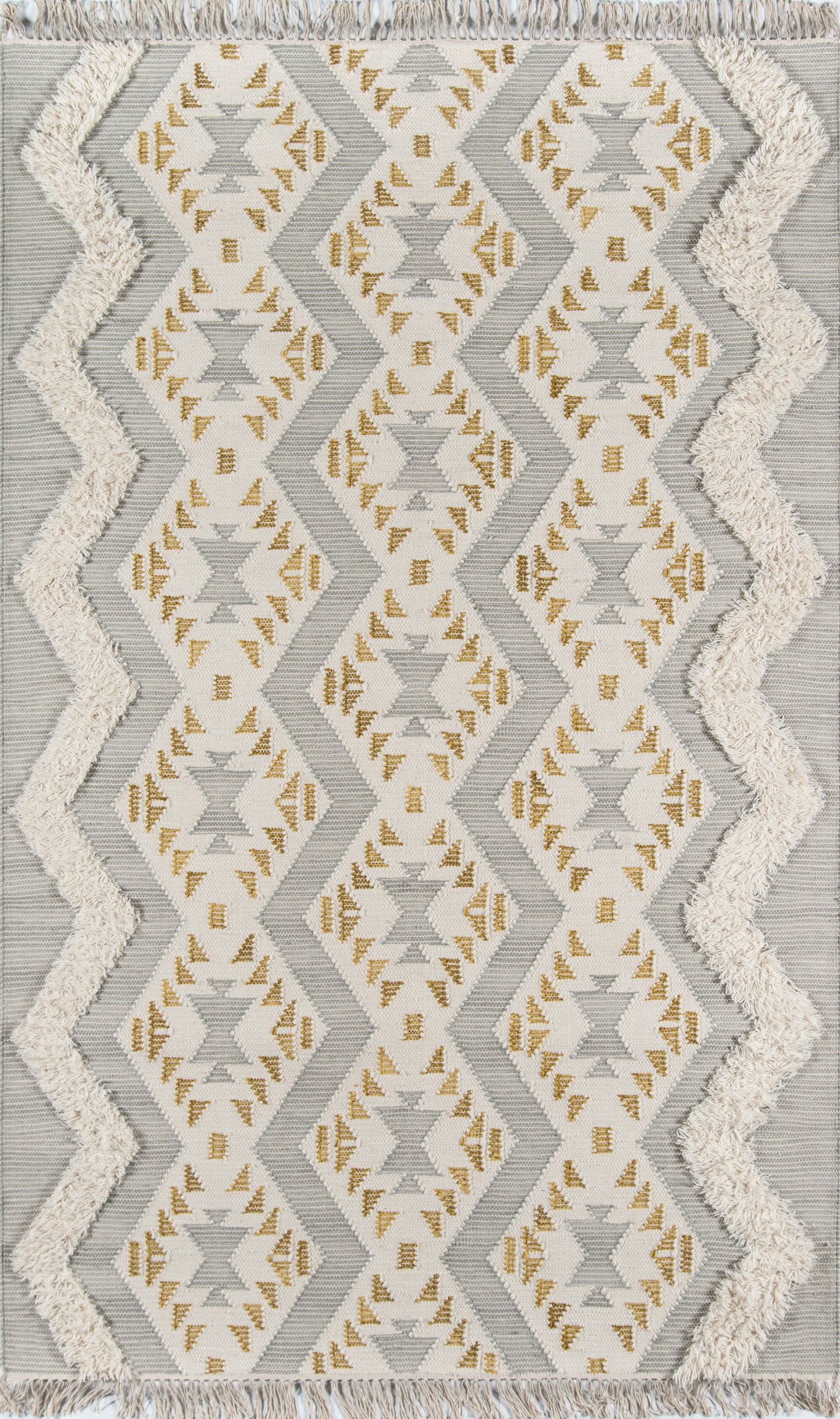 Momeni Indio Geometric, Zig Zag Hand Woven Contemporary Rectangle Indoor Area Rug