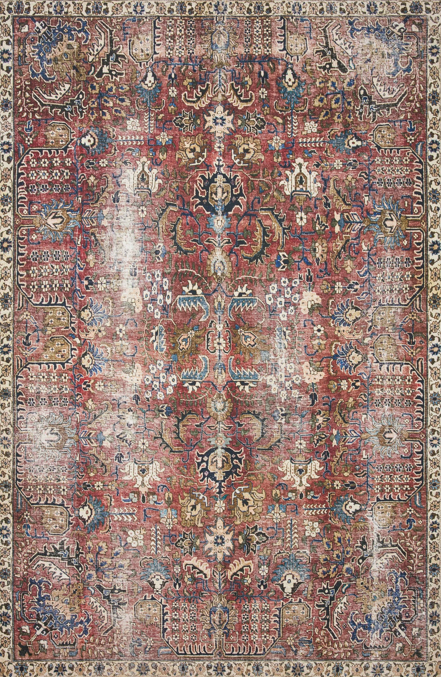 Loloi Jules JUL-01 Power Loomed Traditional Area Rug by Chris Loves Julia x Loloi