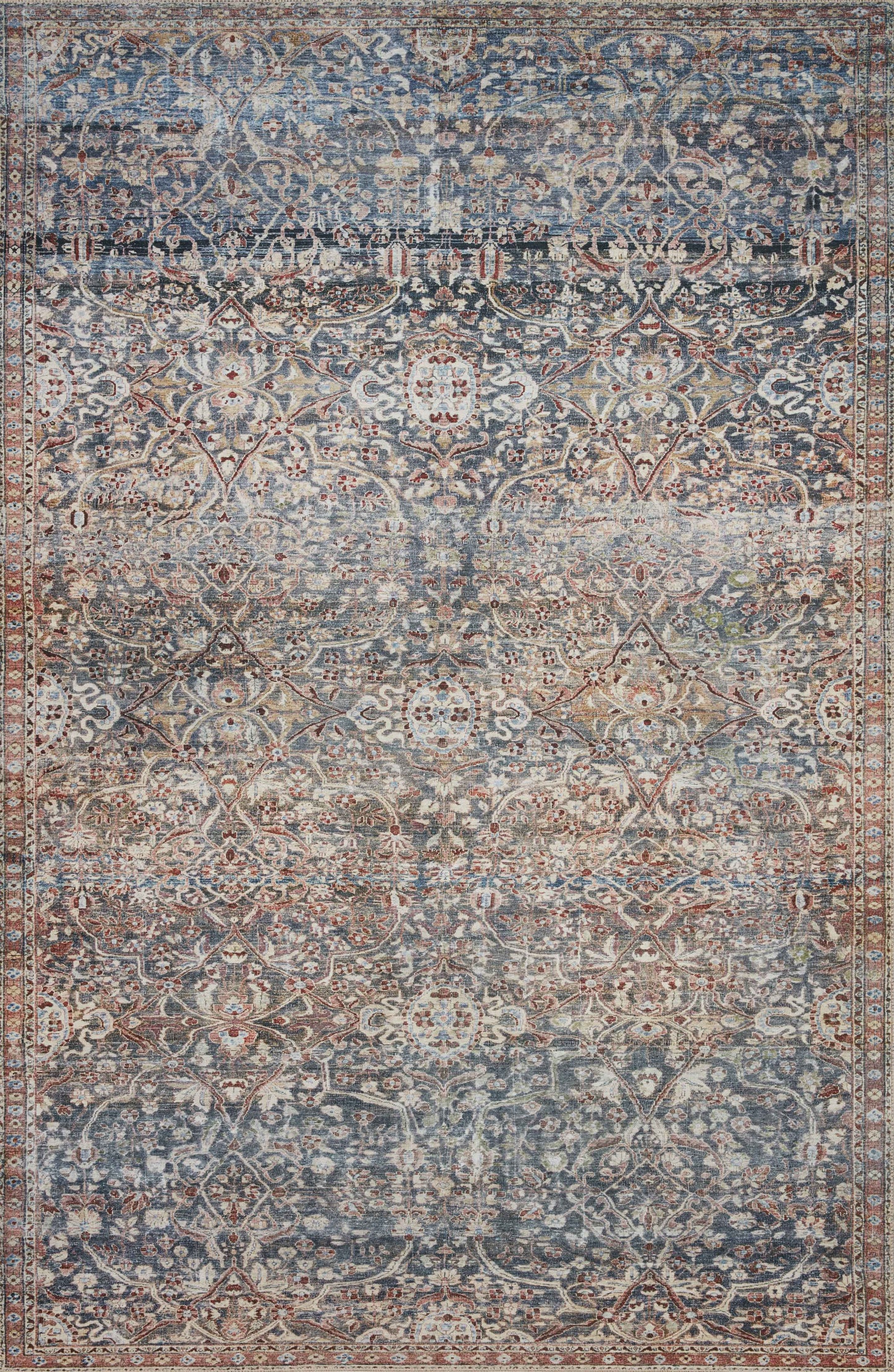 Loloi Jules JUL-06 Power Loomed Traditional Area Rug by Chris Loves Julia x Loloi