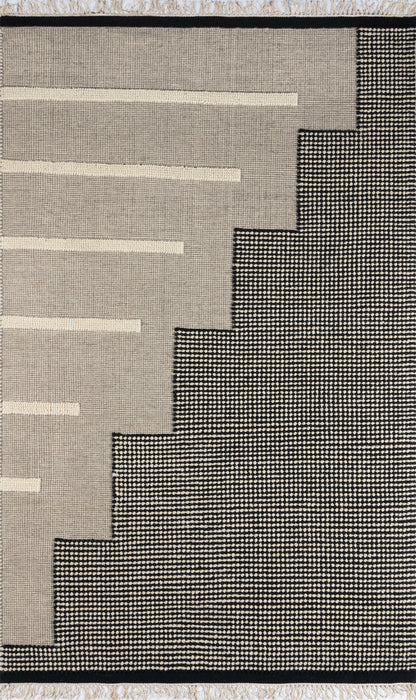 Momeni Karl Geometric Hand Woven Contemporary Rectangle Indoor Area Rug