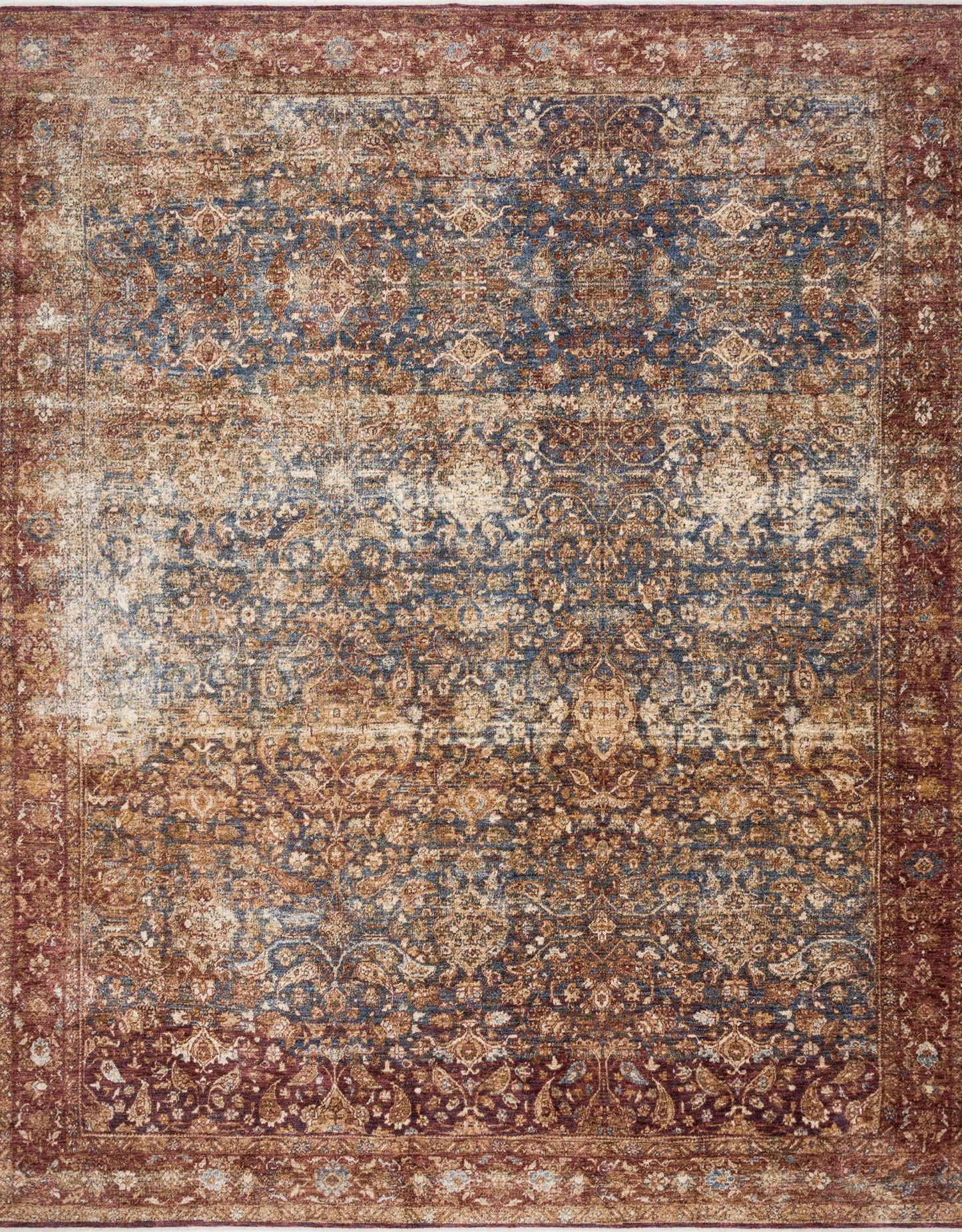 Loloi Kennedy KEN-05 Power Loomed Transitional Area Rug by Magnolia Home by Joanna Gaines x Loloi