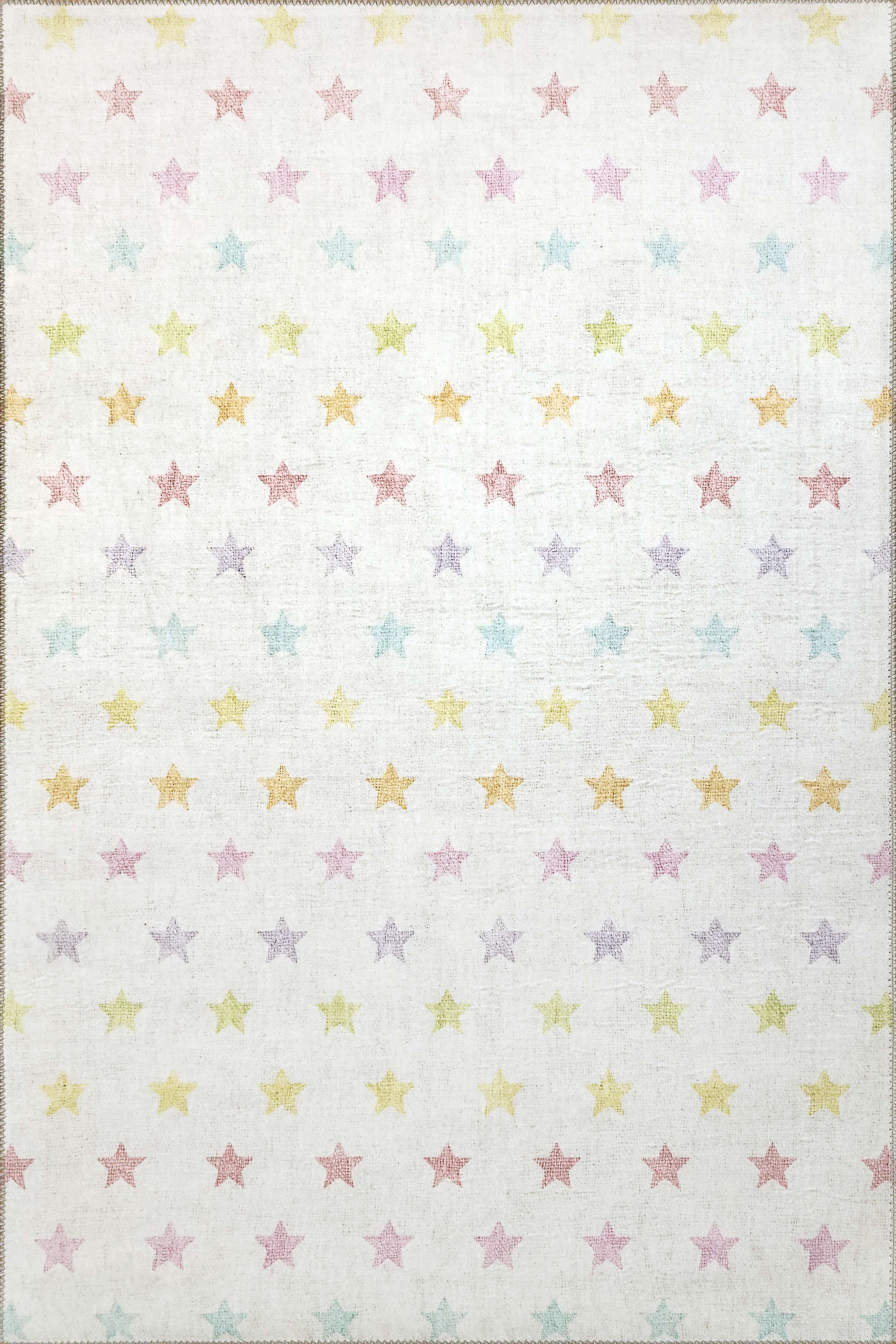 Made Star Rug Dynamic KIDZ 8084 Machine-Made Stars Children Area Rug – The Rug Store
