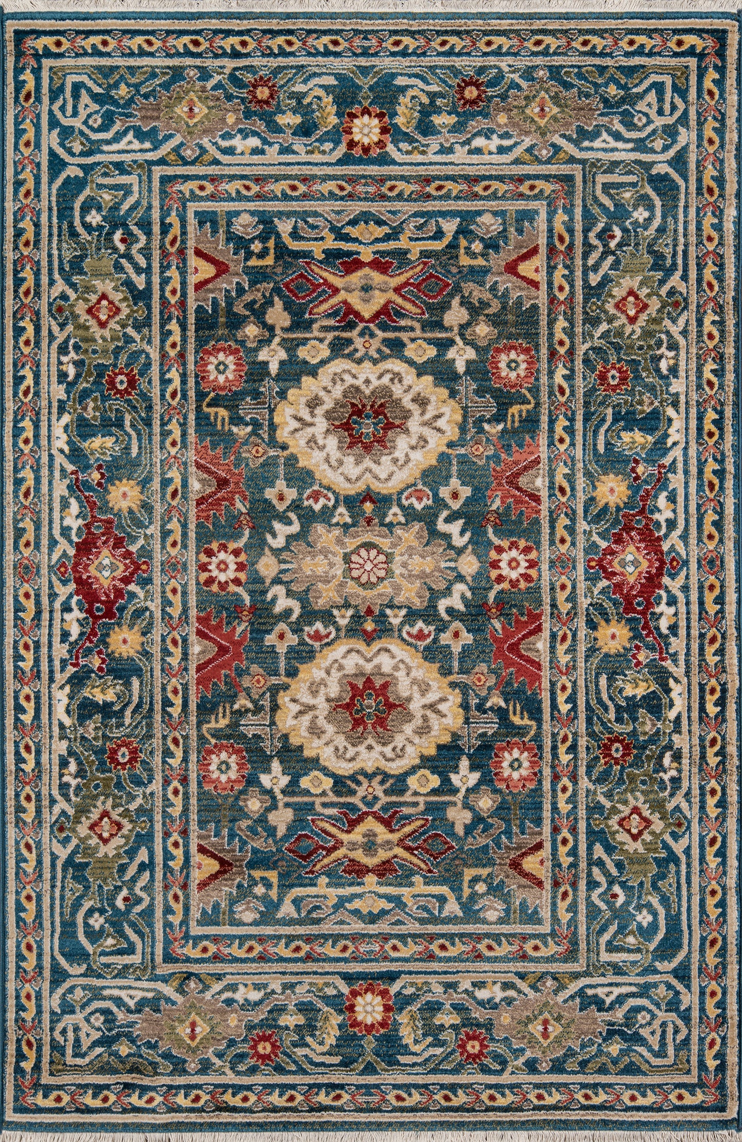 Momeni Lenox Oriental Machine Made Traditional Rectangle Indoor Area Rug