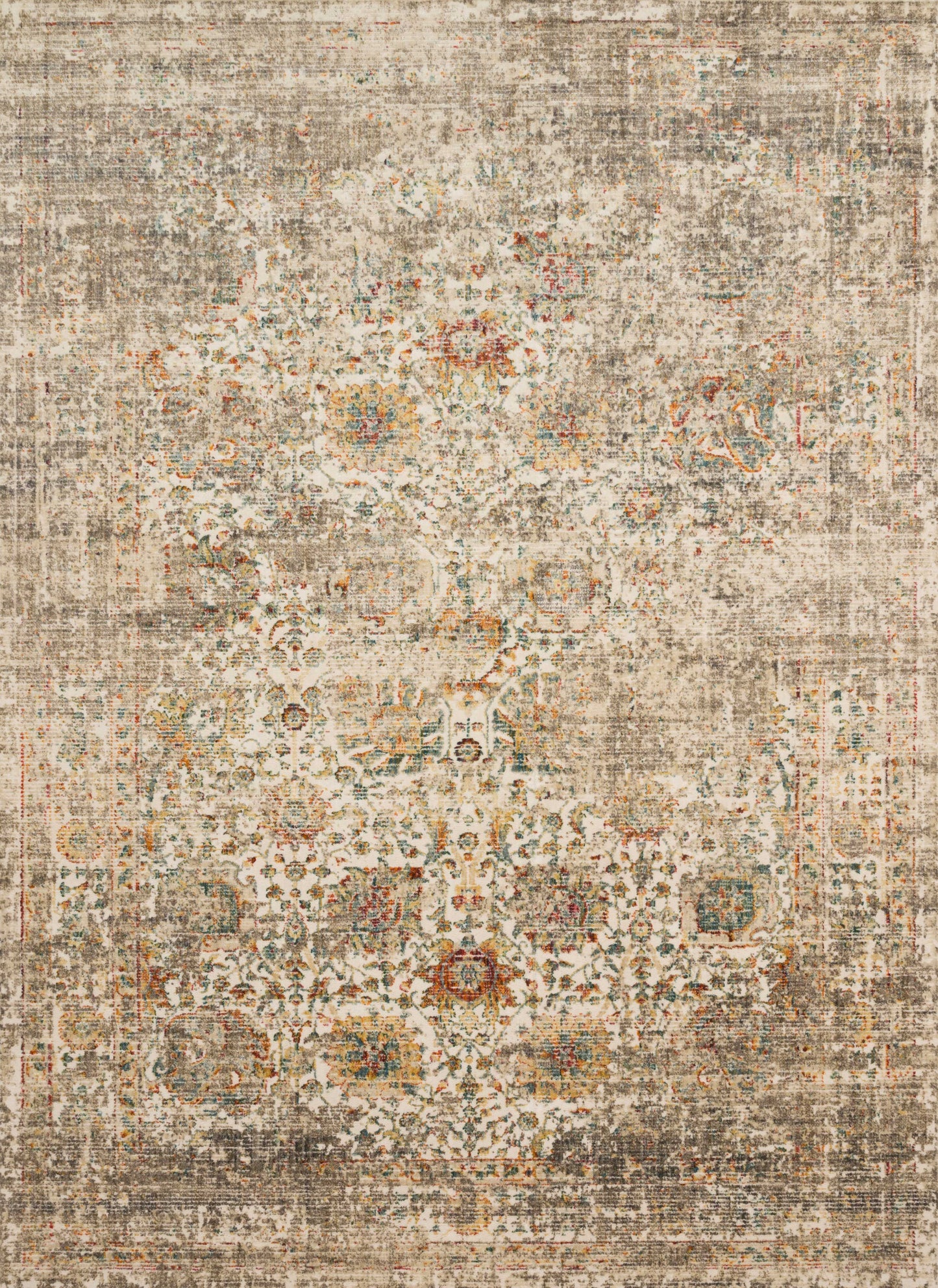 Loloi Linnea LIN-05 Power Loomed Traditional Area Rug by Magnolia Home by Joanna Gaines x Loloi