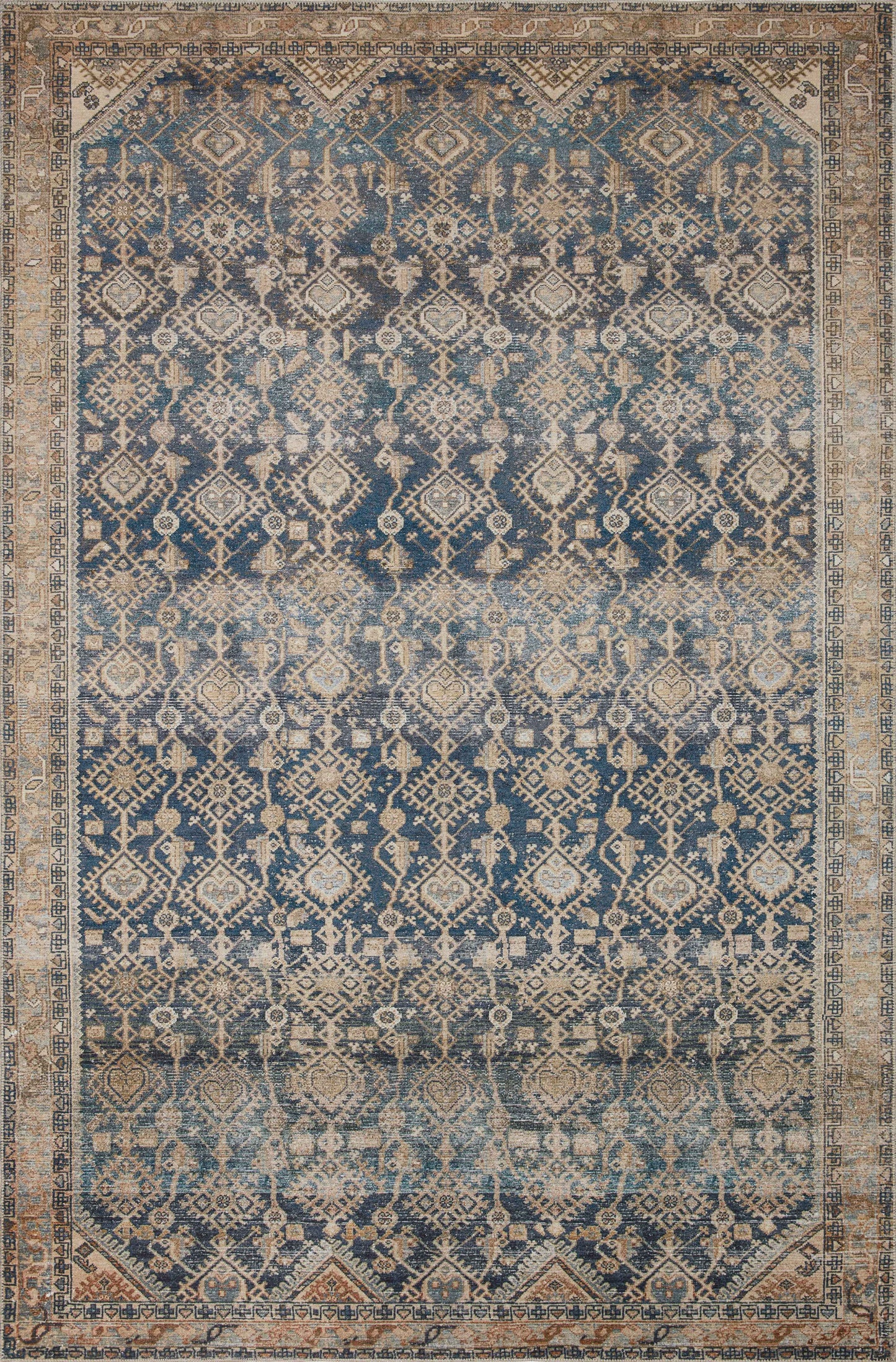 Loloi Lenna LEA-01 Power Loomed Traditional Area Rug by Magnolia Home by Joanna Gaines x Loloi