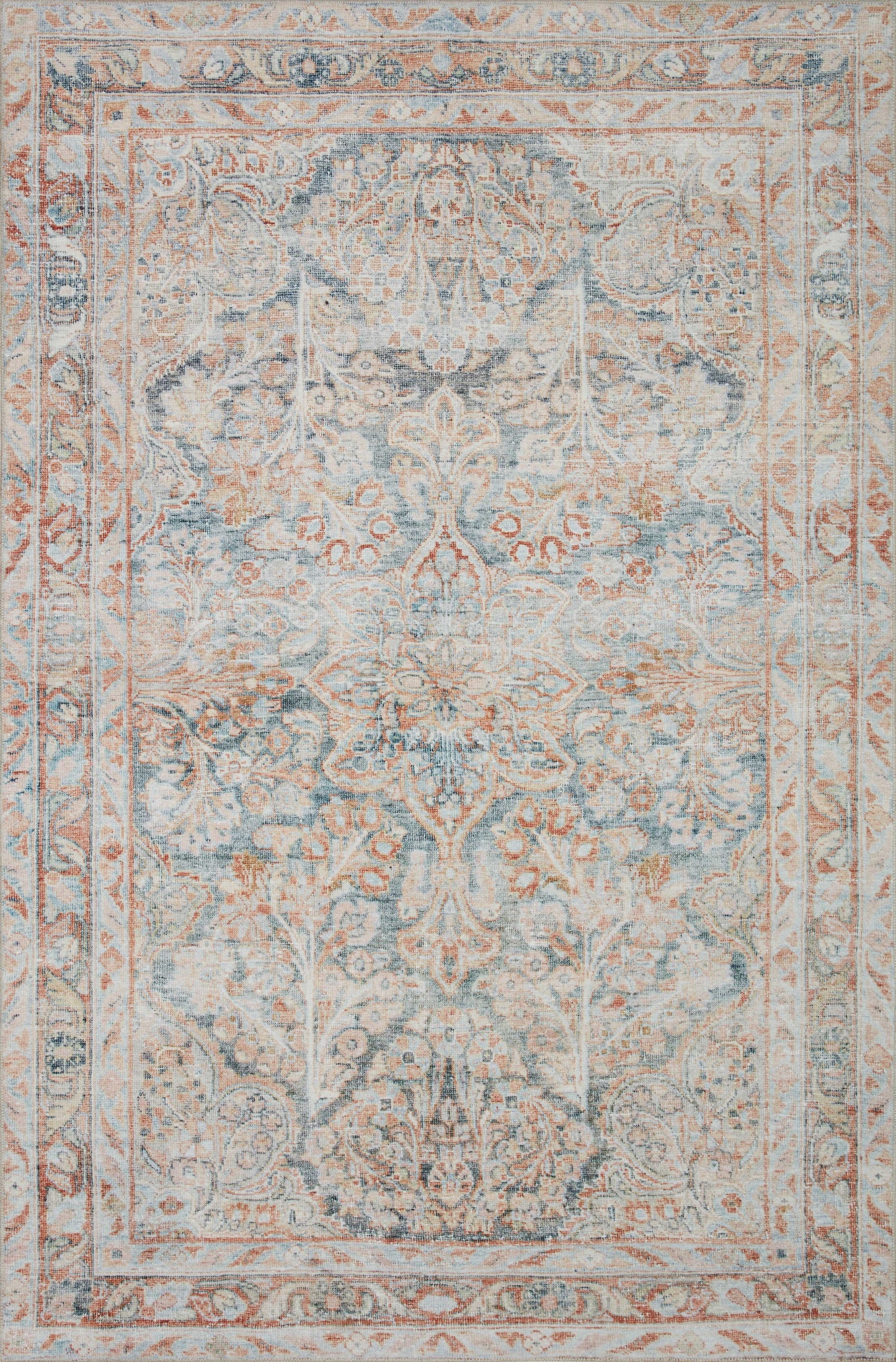 Loloi Lenna LEA-02 Power Loomed Traditional Area Rug by Magnolia Home by Joanna Gaines x Loloi