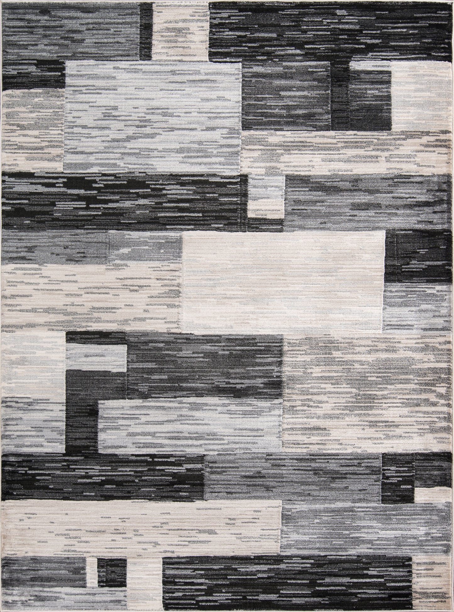 Momeni Logan Geometric Machine Made Contemporary Rectangle Indoor Area Rug