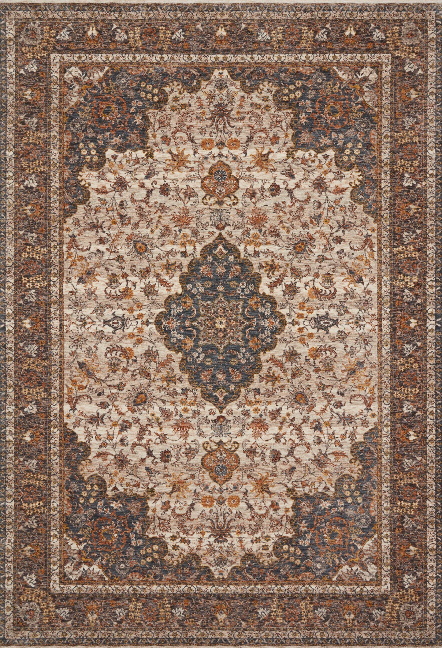 Loloi Lourdes LOU-01 Power Loomed Traditional Area Rug by Loloi