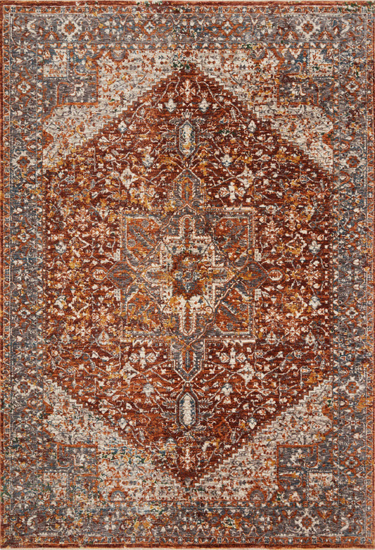 Loloi Lourdes LOU-02 Power Loomed Traditional Area Rug by Loloi