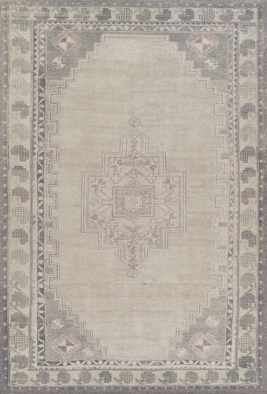 Momeni Luna Medallion Hand Tufted Traditional Rectangle Indoor Area Rug