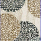 Dynamic MELODY 985014 Machine-Made Medallion/Damask Transitional Area Rug