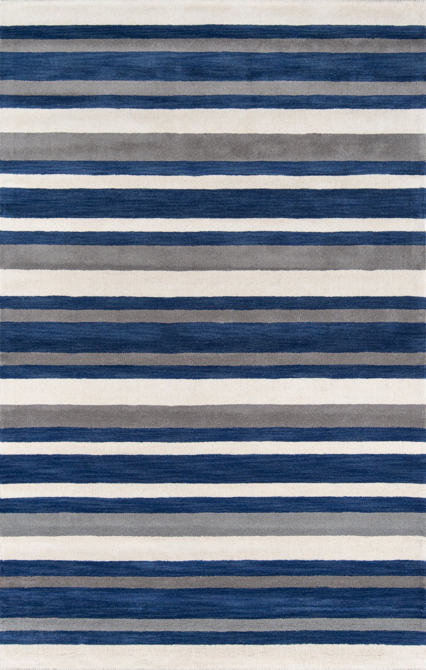 Momeni Metro Striped Hand Tufted Contemporary Rectangle Indoor Area Rug