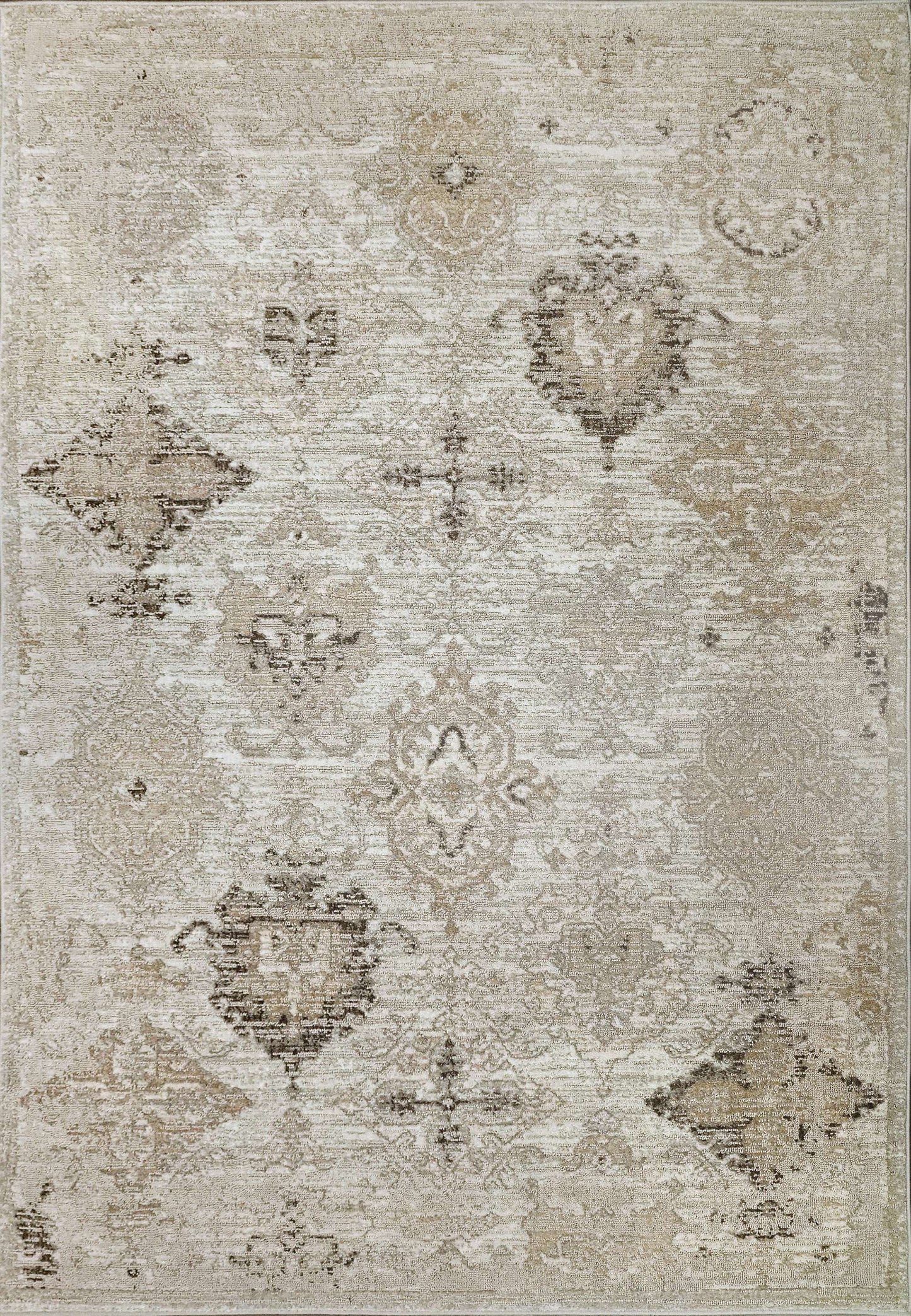 Dynamic MOMENTUM 61795 Machine-Made Damask Transitional Area Rug