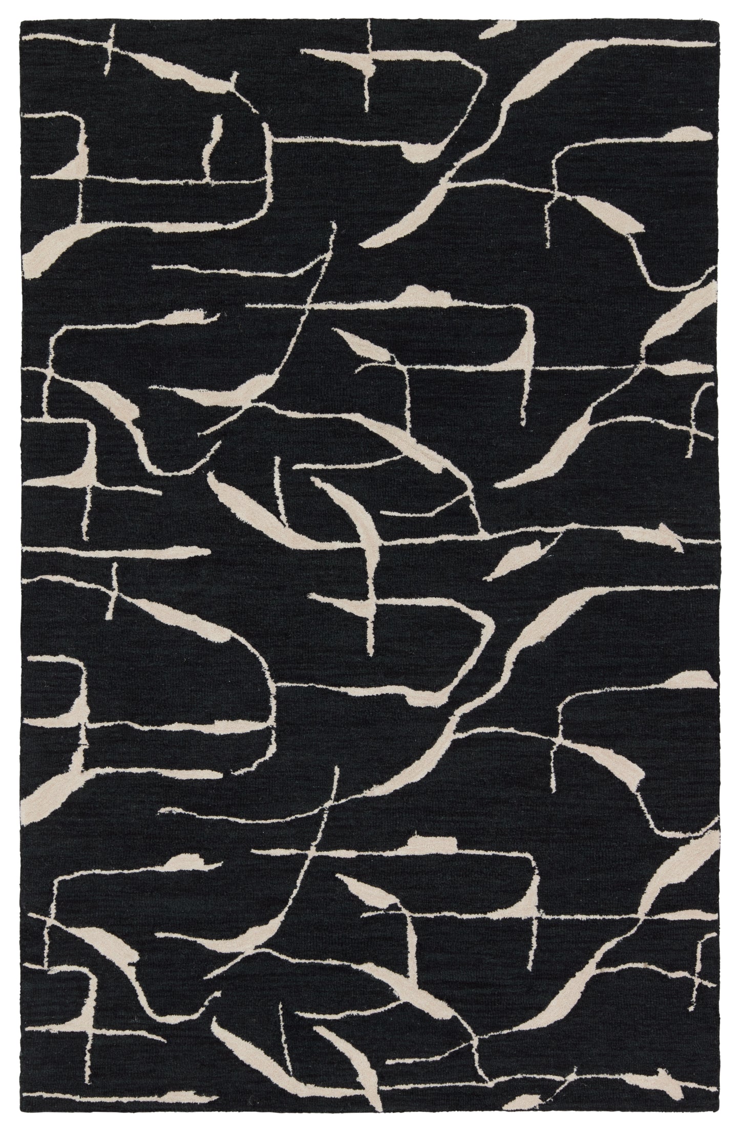 Mallino by Nikki Chu Noir Handmade Wool Indoor Area Rug From Jaipur Living