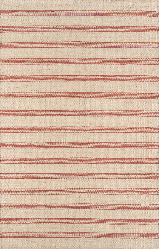 Momeni Montauk Striped Hand Woven Contemporary Rectangle Indoor Area Rug