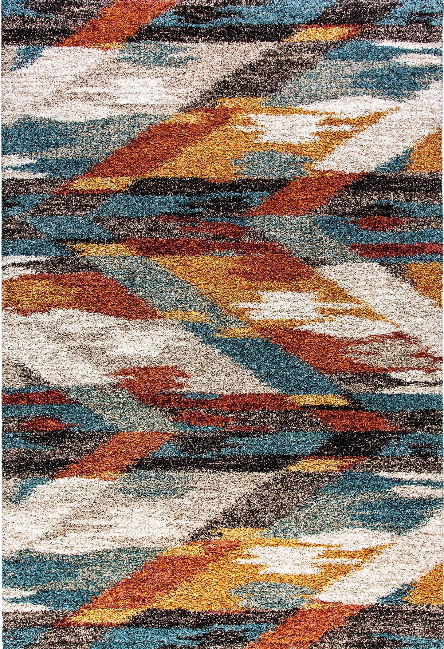 Dynamic MEHARI 23063 Machine-Made Geometric Contemporary Area Rug