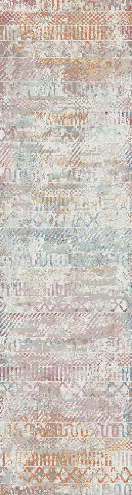 Dynamic MOOD 8450 Machine-Made Distressed Modern Area Rug