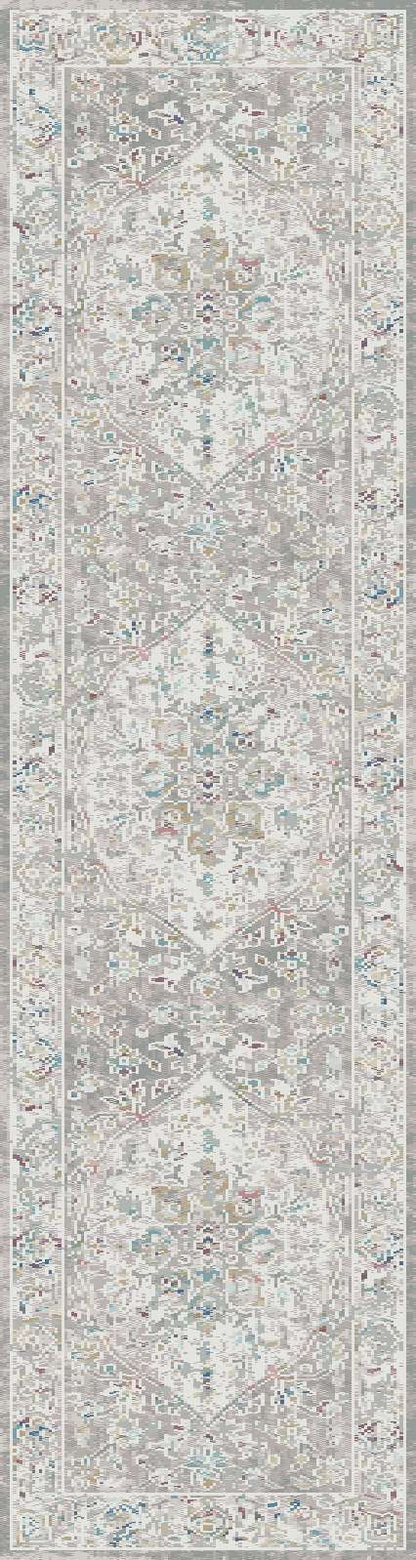 Dynamic MOOD 8454 Machine-Made Distressed Traditional Area Rug