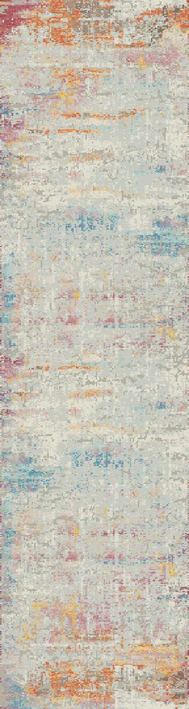 Dynamic MOOD 8456 Machine-Made Distressed Traditional Area Rug