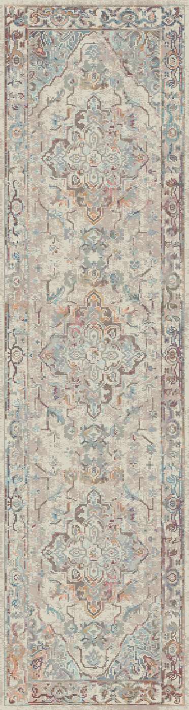 Dynamic MOOD 8457 Machine-Made Distressed Modern Area Rug