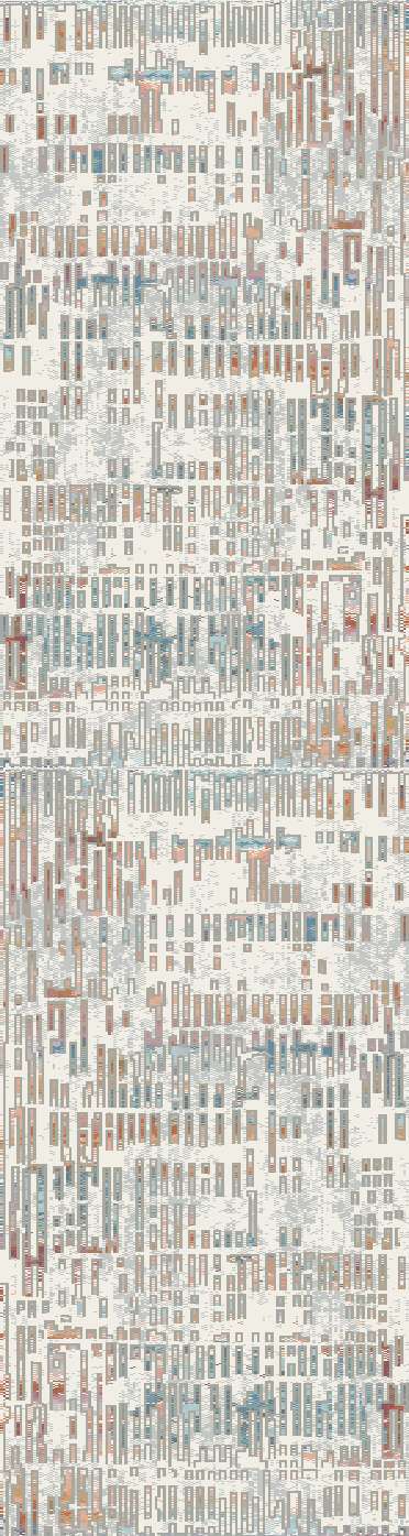 Dynamic MOOD 8467 Machine-Made Distressed Modern Area Rug