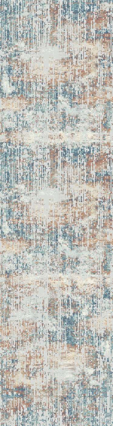 Dynamic MOOD 8469 Machine-Made Distressed Modern Area Rug