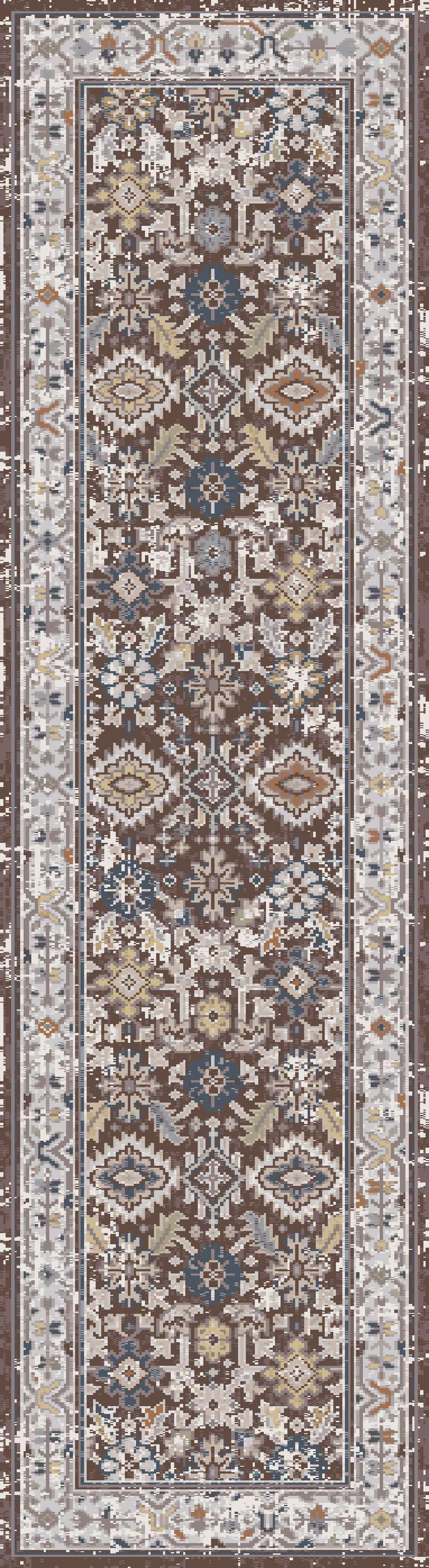 Dynamic MOOD 8476 Machine-Made Oriental Transitional Area Rug