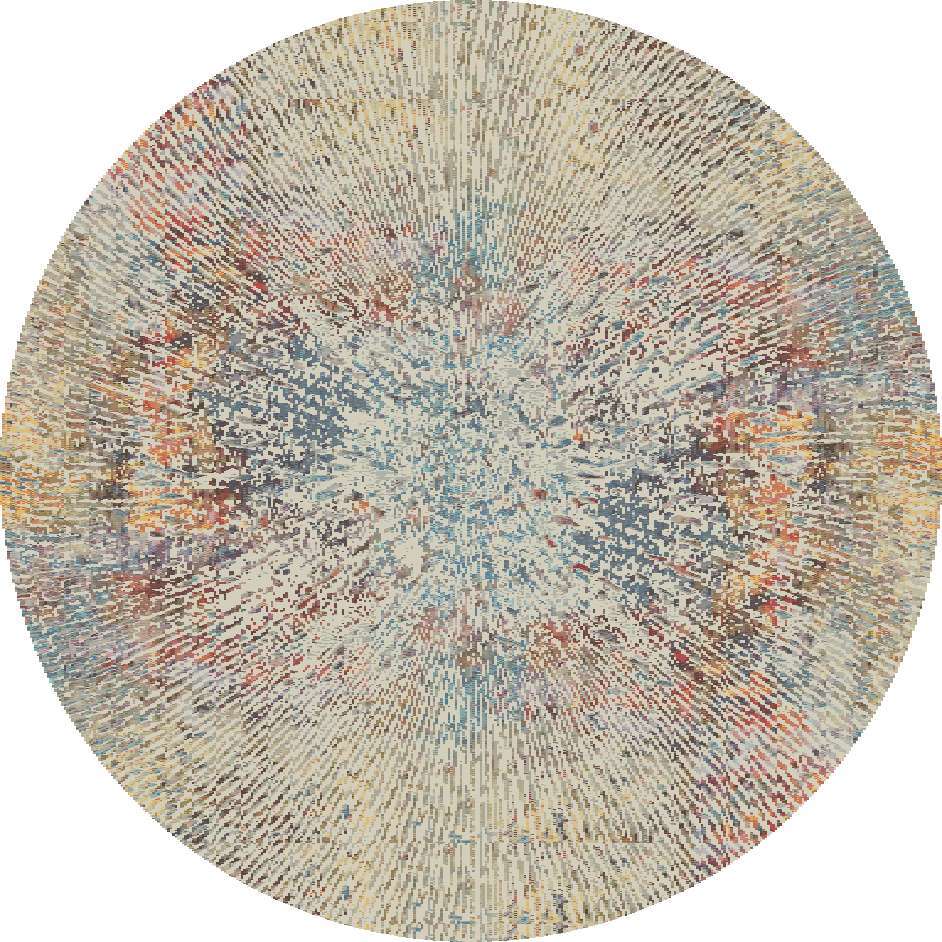 Dynamic MOOD 8466 Machine-Made Distressed Modern Area Rug