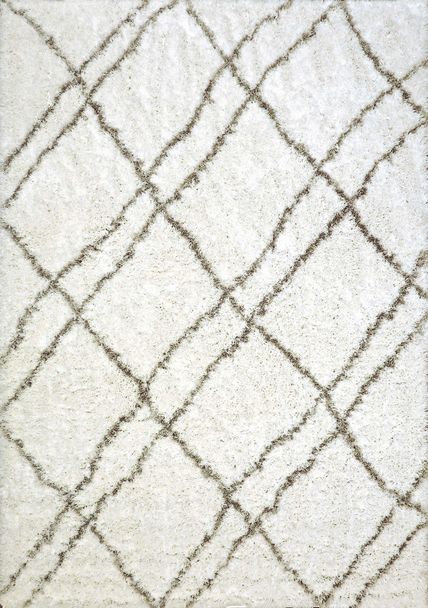 Dynamic NORDIC 7431 Machine-Made Trellis Contemporary Area Rug