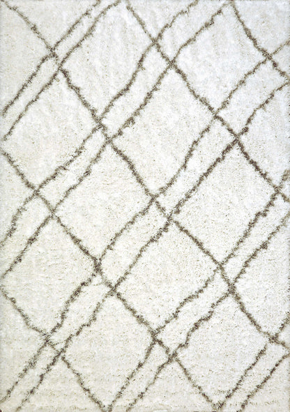 Dynamic NORDIC 7431 Machine-Made Trellis Contemporary Area Rug