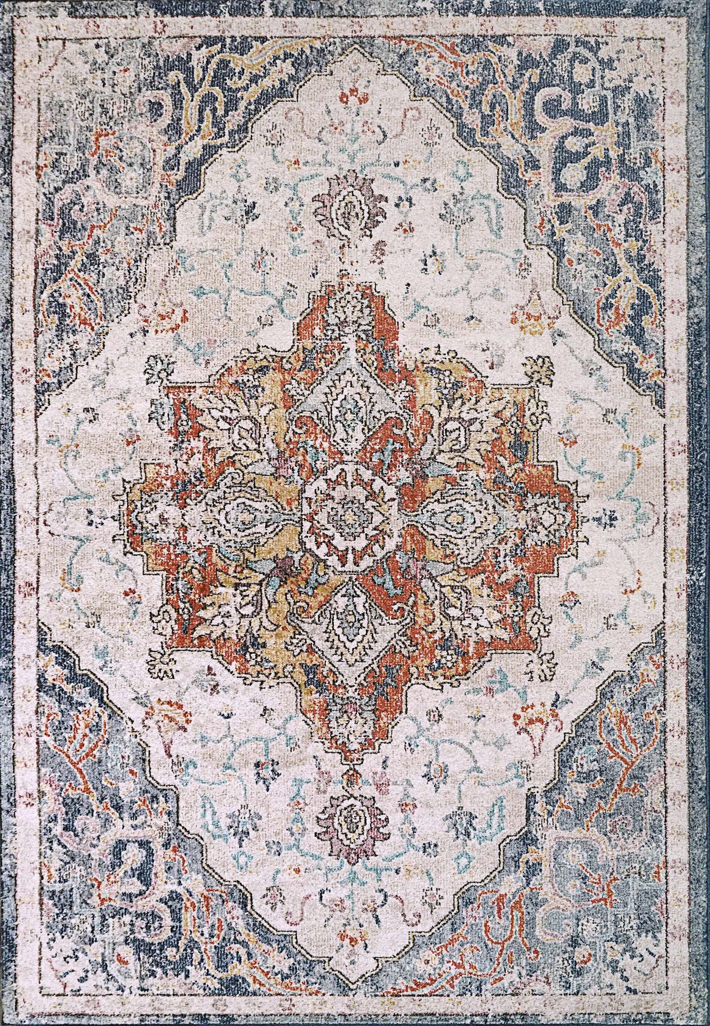 Dynamic SOMA 6196 Machine-Made Oriental Transitional Area Rug