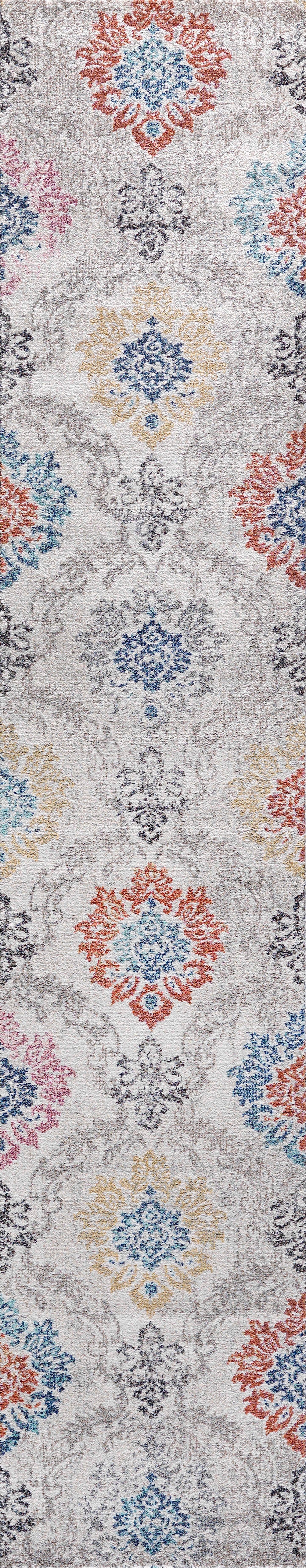 Dynamic SOMA 6198 Machine-Made Damask Transitional Area Rug