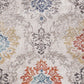 Dynamic SOMA 6198 Machine-Made Damask Transitional Area Rug