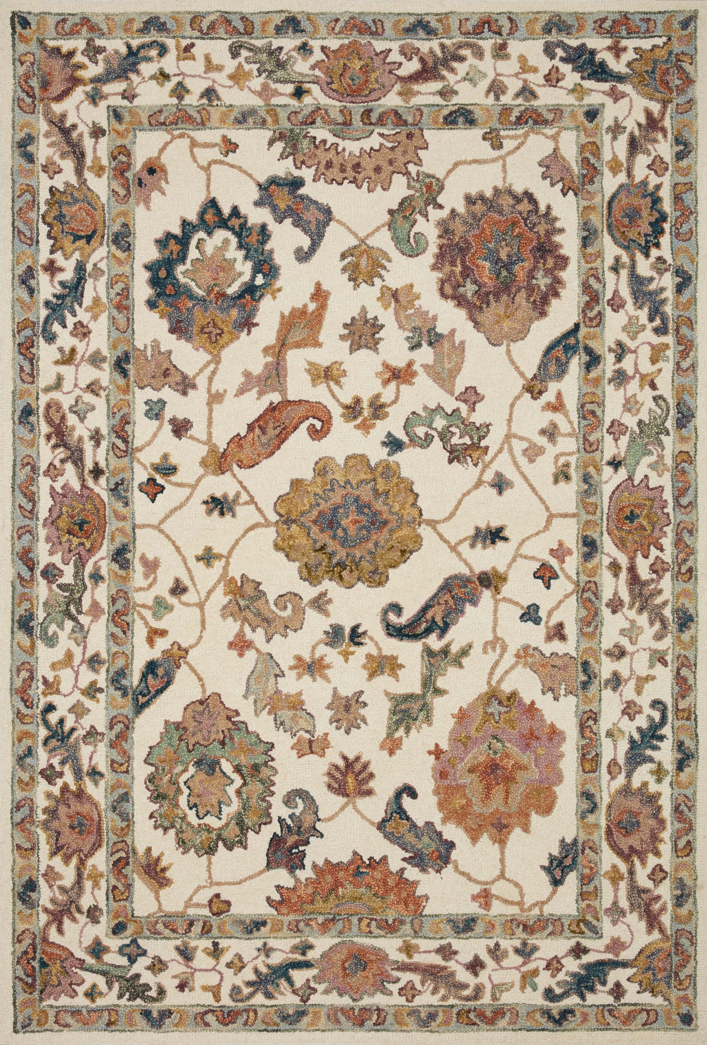 Loloi Padma PMA-01 Hooked Transitional Area Rug by Loloi