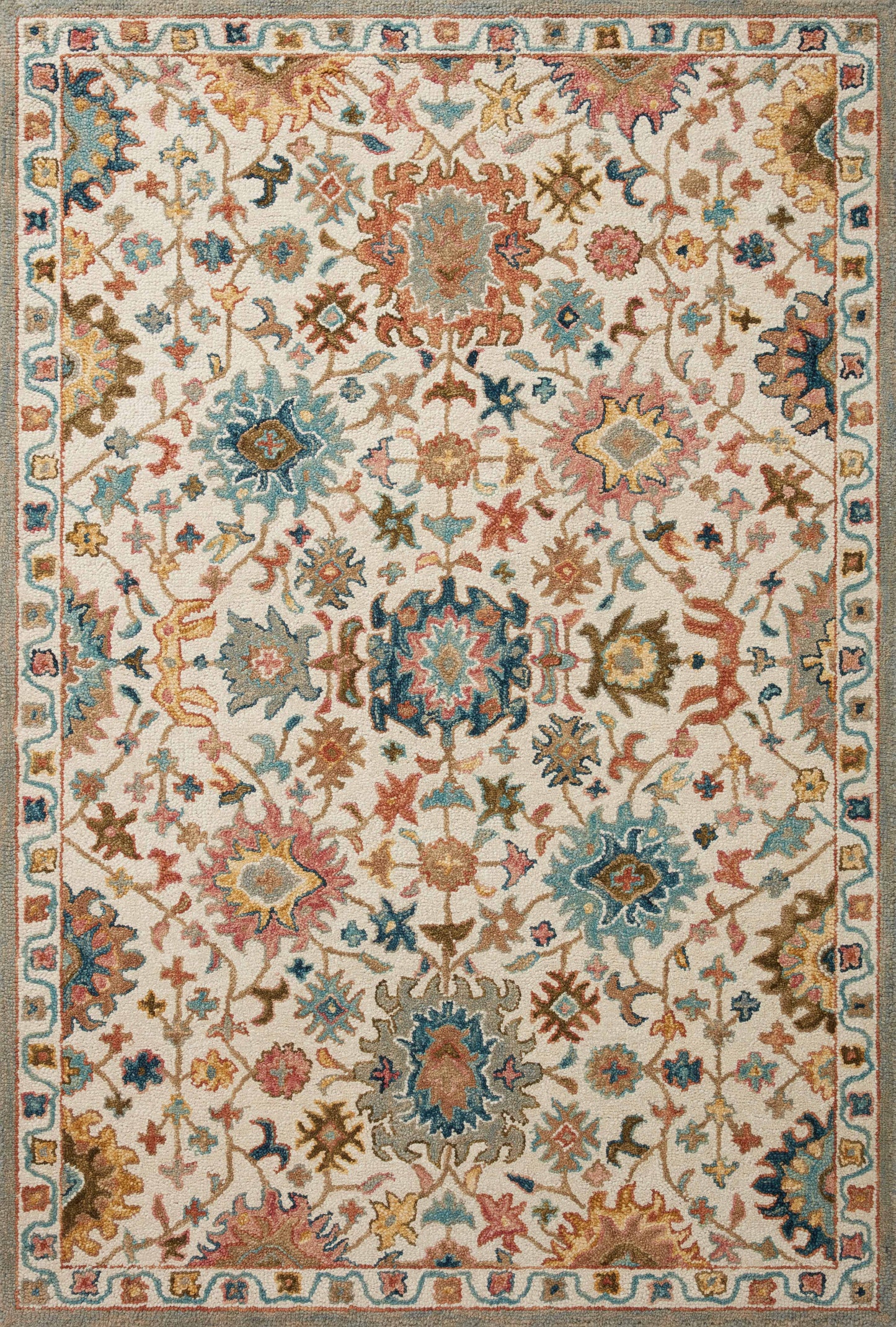 Loloi Padma PMA-05 Hooked Transitional Area Rug by Loloi