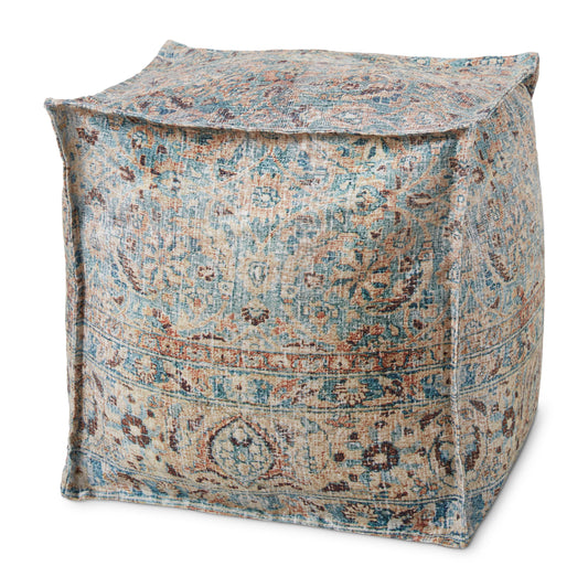 Loloi Poufs LPF0025 Machine Woven Traditional Pouf by Loloi