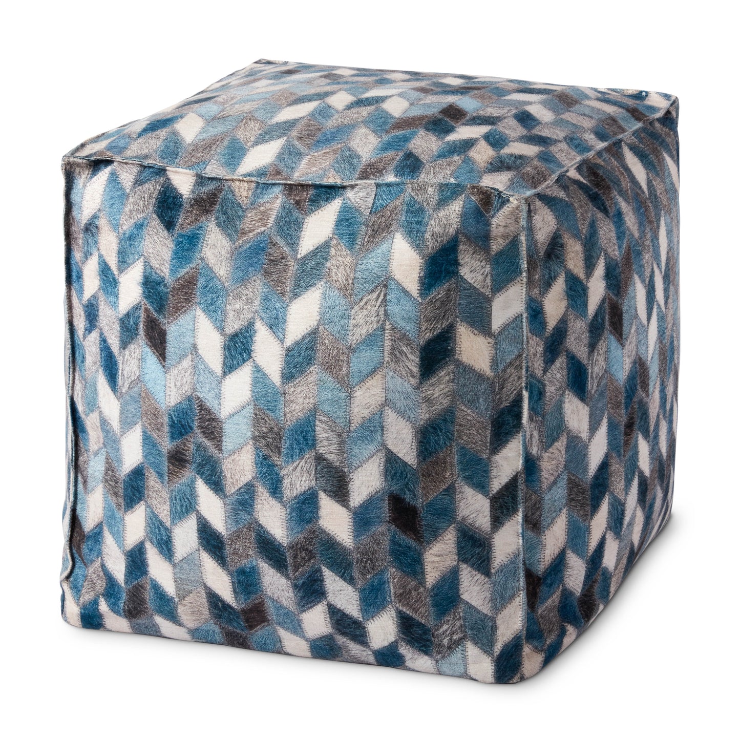 Loloi Poufs PF0004 Machine Woven Pouf by Loloi