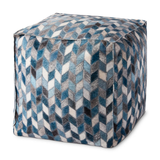 Loloi Poufs PF0004 Machine Woven Pouf by Loloi