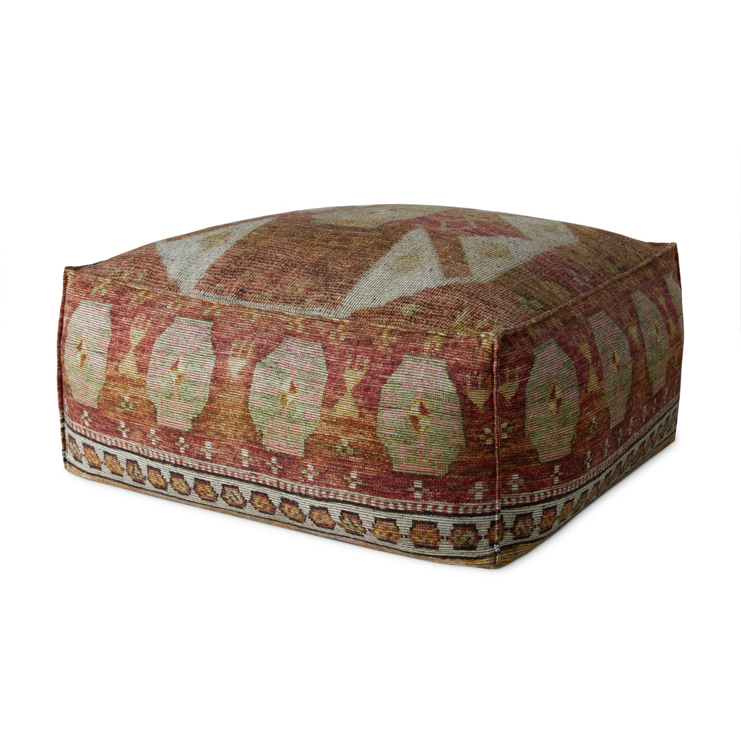 Loloi Poufs LPF0035 Machine Woven Transitional Pouf by Loloi