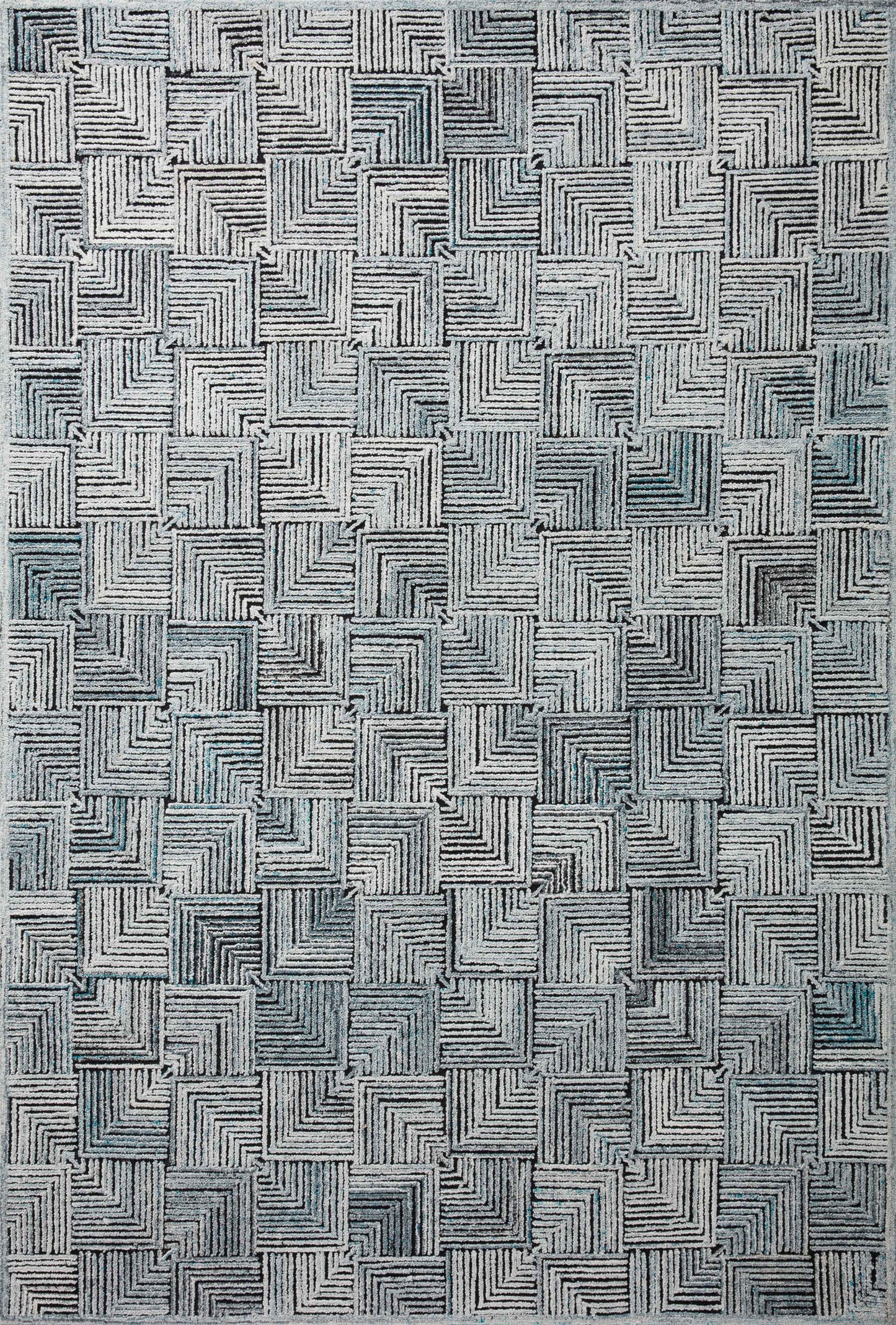 Loloi Prescott PRE-03 Hooked Contemporary Area Rug by Loloi