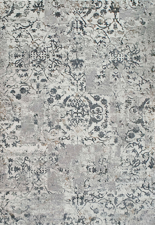 Dynamic QUARTZ 25010 Machine-Made Distressed Traditional Area Rug