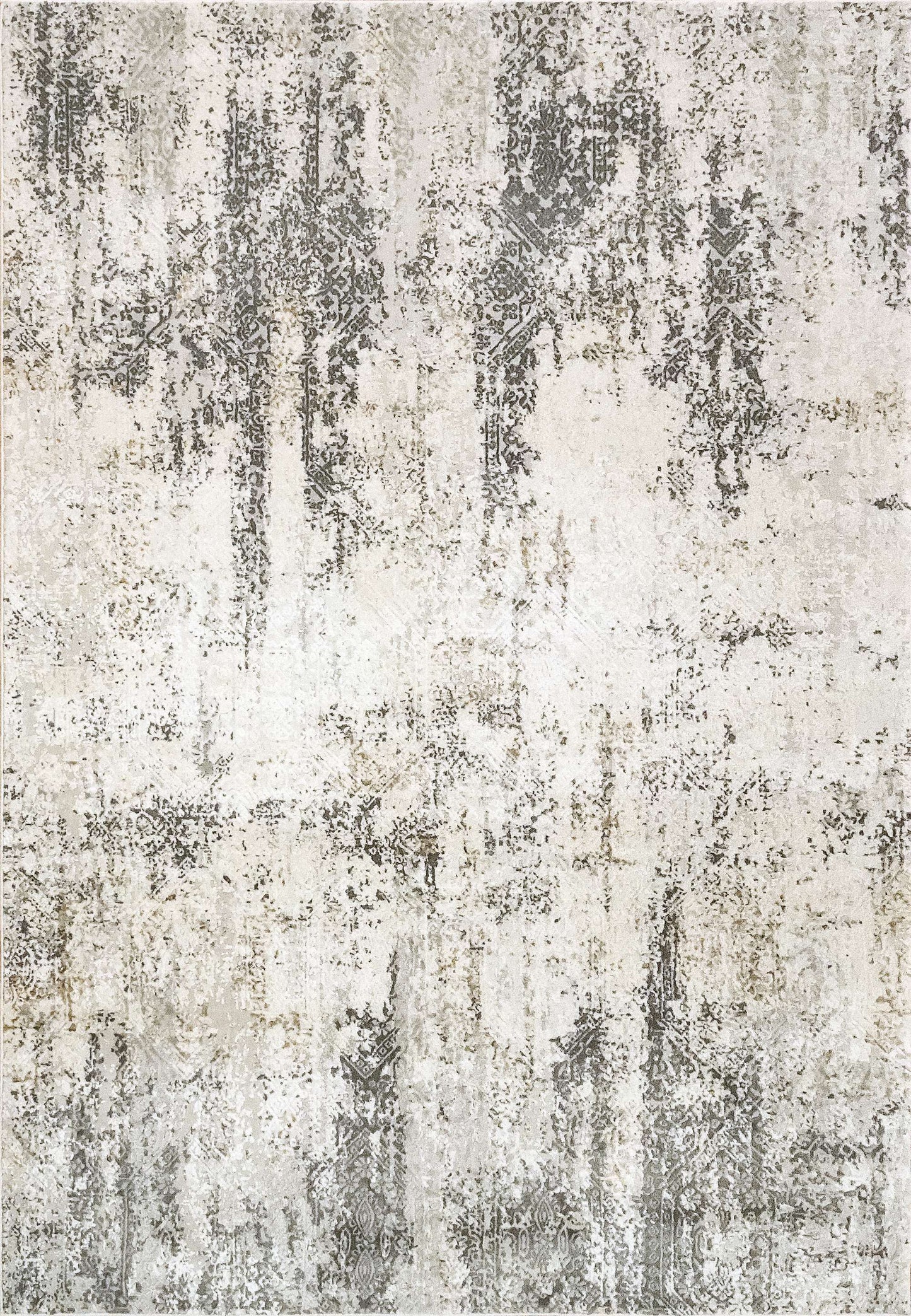 Dynamic QUARTZ 27053 Machine-Made Distressed Transitional Area Rug