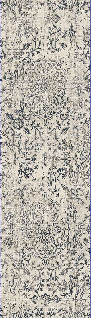 Dynamic QUARTZ 27030 Machine-Made Distressed Traditional Area Rug