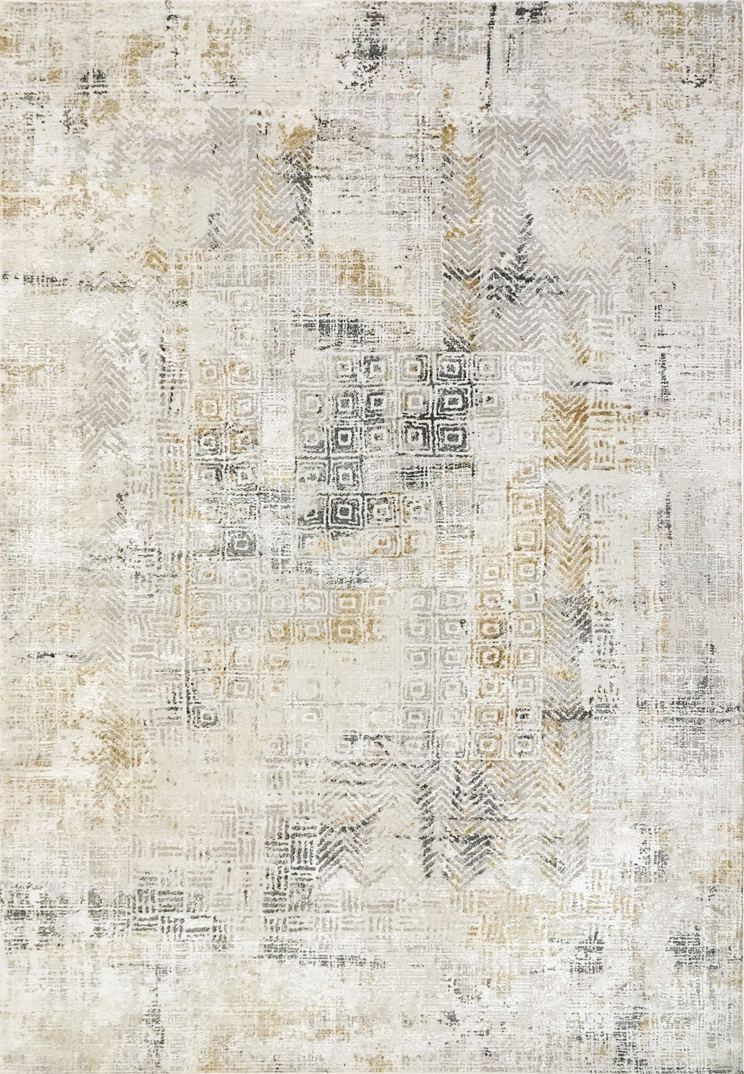 Dynamic QUARTZ 27071 Machine-Made Distressed Transitional Area Rug